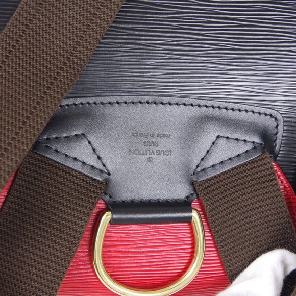 Auth LOUIS VUITTON MONTSOURIS GM BACKPACK BAG AA974305 TRI-COLOR EPI SP ORDER - Picture 3 of 16